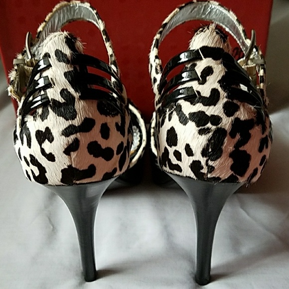 *SOLD* Naughty Monkey "Double Vision" White Black Cheetah - Picture 3 of 7